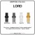 Drip Tip Dripperia Italiana x Kiwi Lord Black Delrin