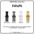 Drip Tip Dripperia Italiana x Kiwi Pawn Clear PC