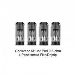 GeekVape Wenax M1 v2 Pod di ricambio 0,8 ohm 4 pezzi