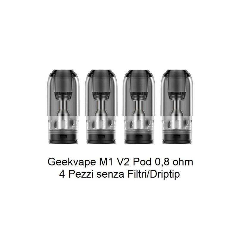 GeekVape Wenax M1 v2 Pod di ricambio 0,8 ohm 4 pezzi