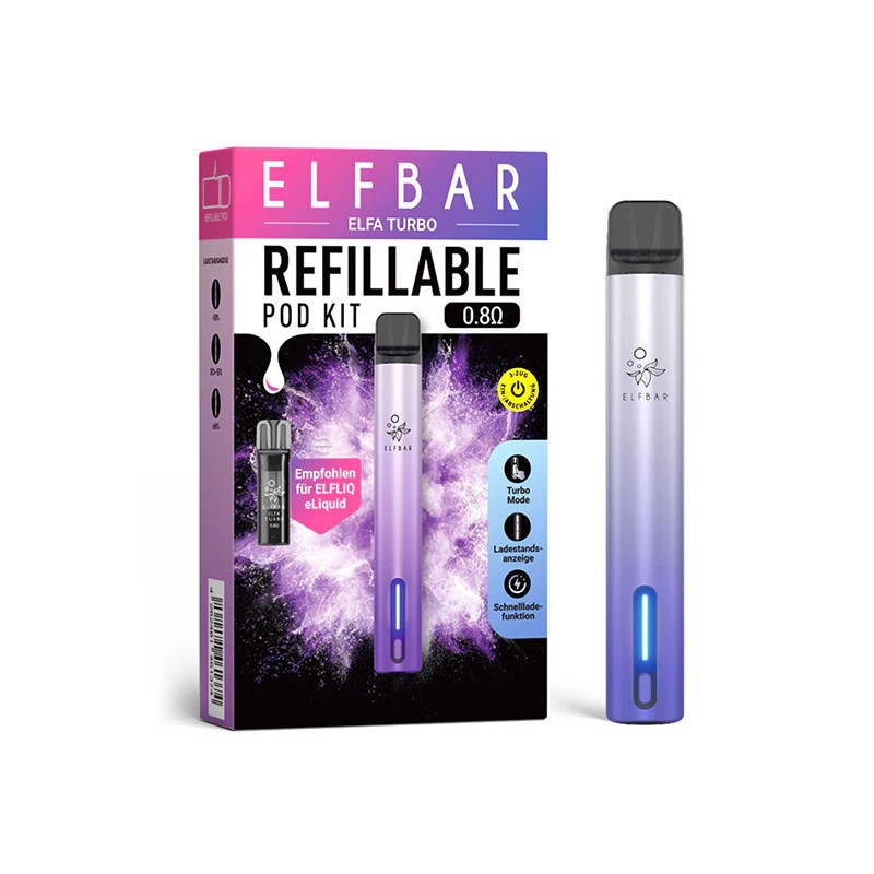 ELFBAR ELFA TURBO 550mAh Aurora Purple