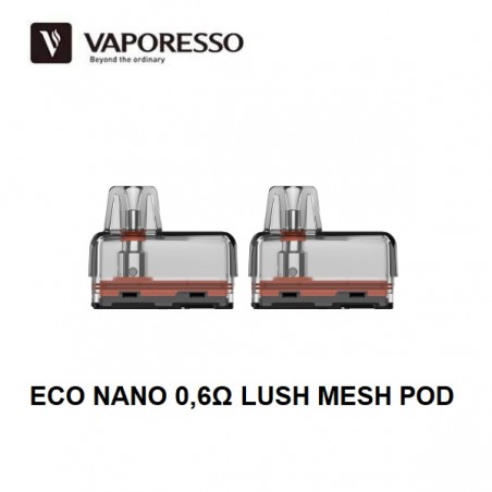 Vaporesso ECO Nano Pod di Ricambio 2 Pezzi 0,6ohm Lush Mesh