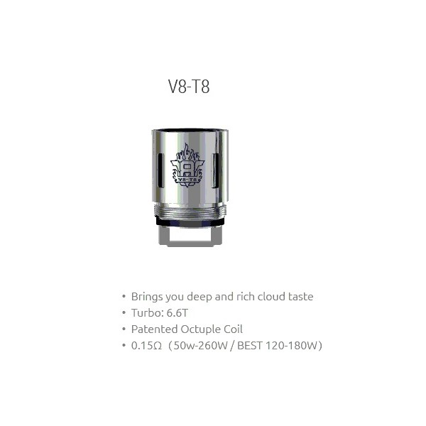 Smok - TFV8 Coil V8-T8 0,15ohm - Blister 3pz