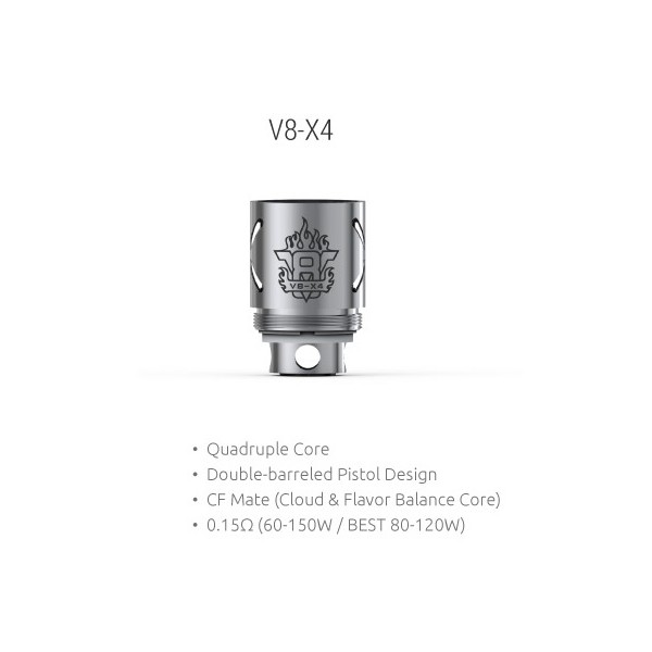 Smok - TFV8 Coil V8-X4 0,15ohm - Blister 3pz