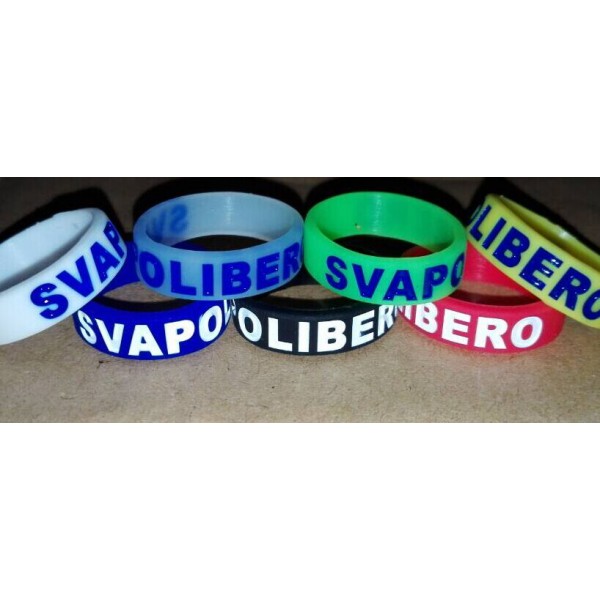 Vapeband Anello in silicone 16mm - Blu