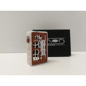 Turtle Mod Nuda White Delrin & Brown Alu Door