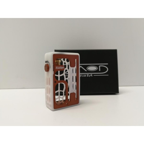 Turtle Mod Nuda White Delrin & Brown Alu Door