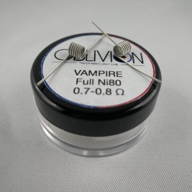 Oblivion Handmade Custom Coils Vampire Full Ni80 0,7/0,8 ohm