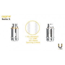 Aspire - Coil Nautilus X 1,8 ohm