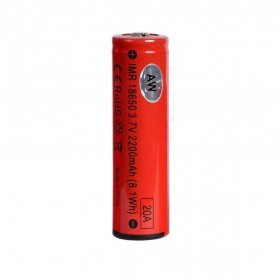 BATTERIA AW IMR 18650 - 2200mAh - 20A