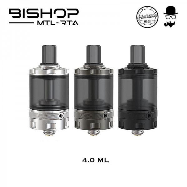 Ambition Mods & The Vaping Gentlemen Club Bishop MTL RTA 4ml Black