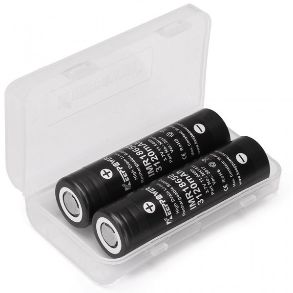 Keeppower Batteria IMR 18650 3120mAh (US18650VTC6) 2pz