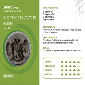 Breakill\'s Alien Lab Limited 2021 Flavour Stitched Flavour 0.33 ohm