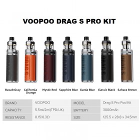 VooPoo Kit Drag S Pro Garda Blue