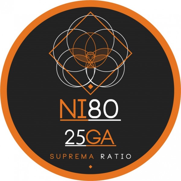 Suprema Ratio Filo Resistivo Ni80 25GA 10mt